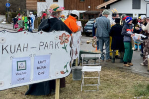 K.u.H. beim Faschingszug 2026 mit KUAH-PARK-Schild