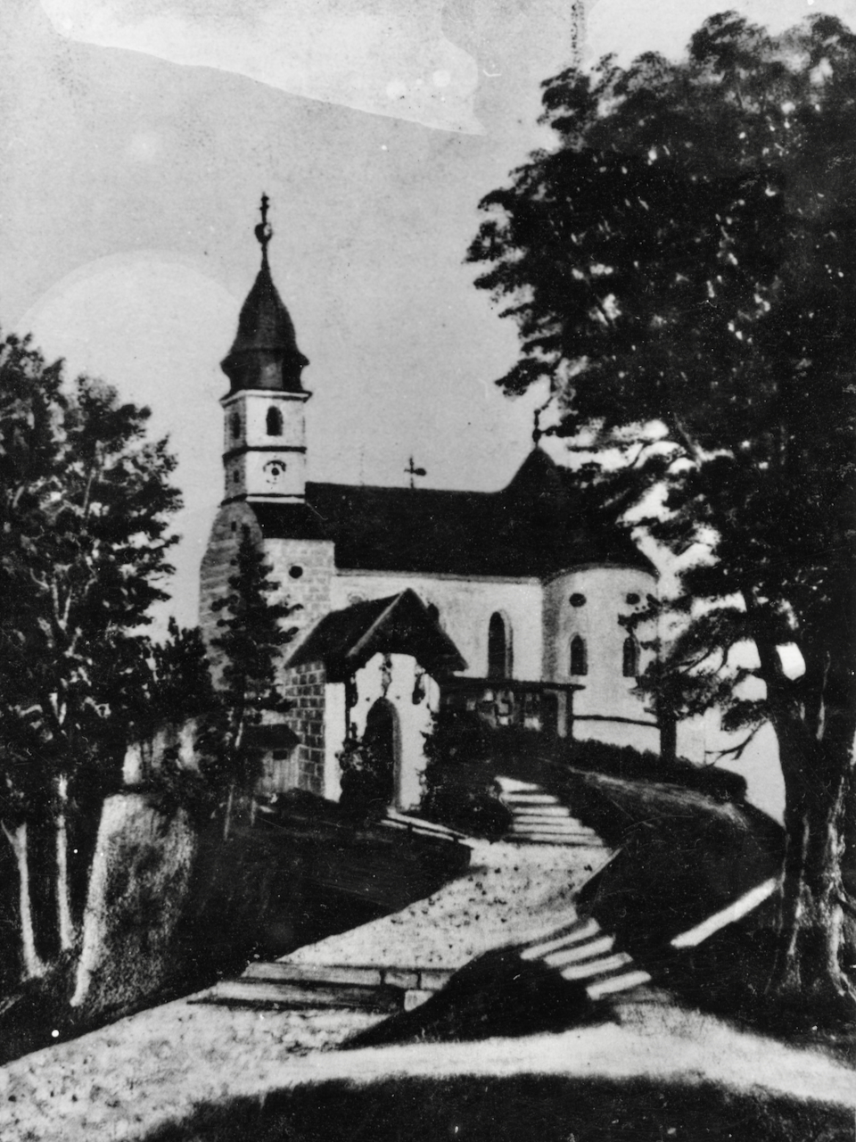 Markus Schreiber zeichnete 1910 die Kirchen des Dekanats Traunstein. Fotos der Ansichtskarten im Heimatarchiv Vachendorf.