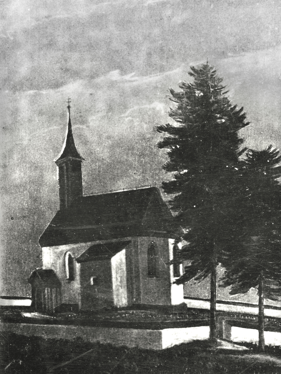 Markus Schreiber zeichnete 1910 die Kirchen des Dekanats Traunstein. Fotos der Ansichtskarten im Heimatarchiv Vachendorf.