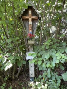 Holzkreuz beim Wäscher in Schlecht