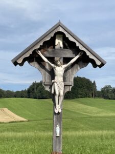 Holzkreuz „beim Maibaum“ in Wimpasing