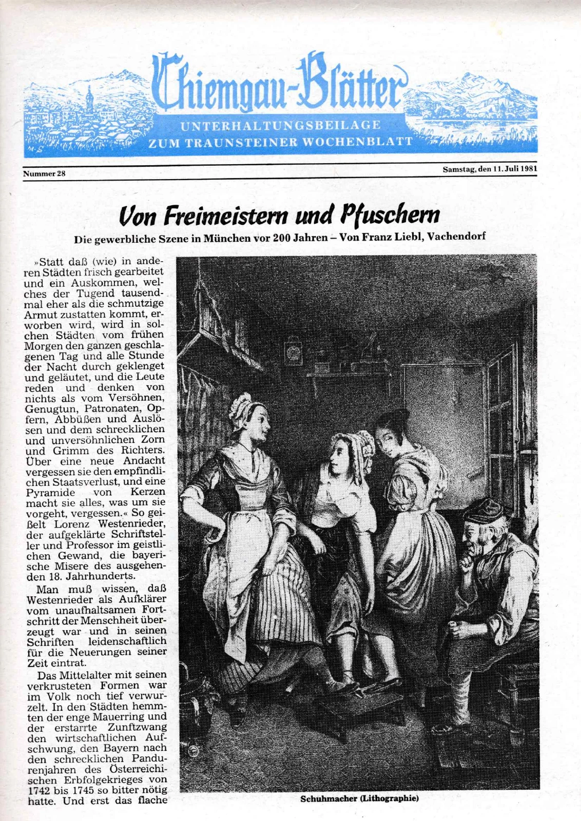 Von Freimeistern und Pfuschern – Scanseite 1 von 3