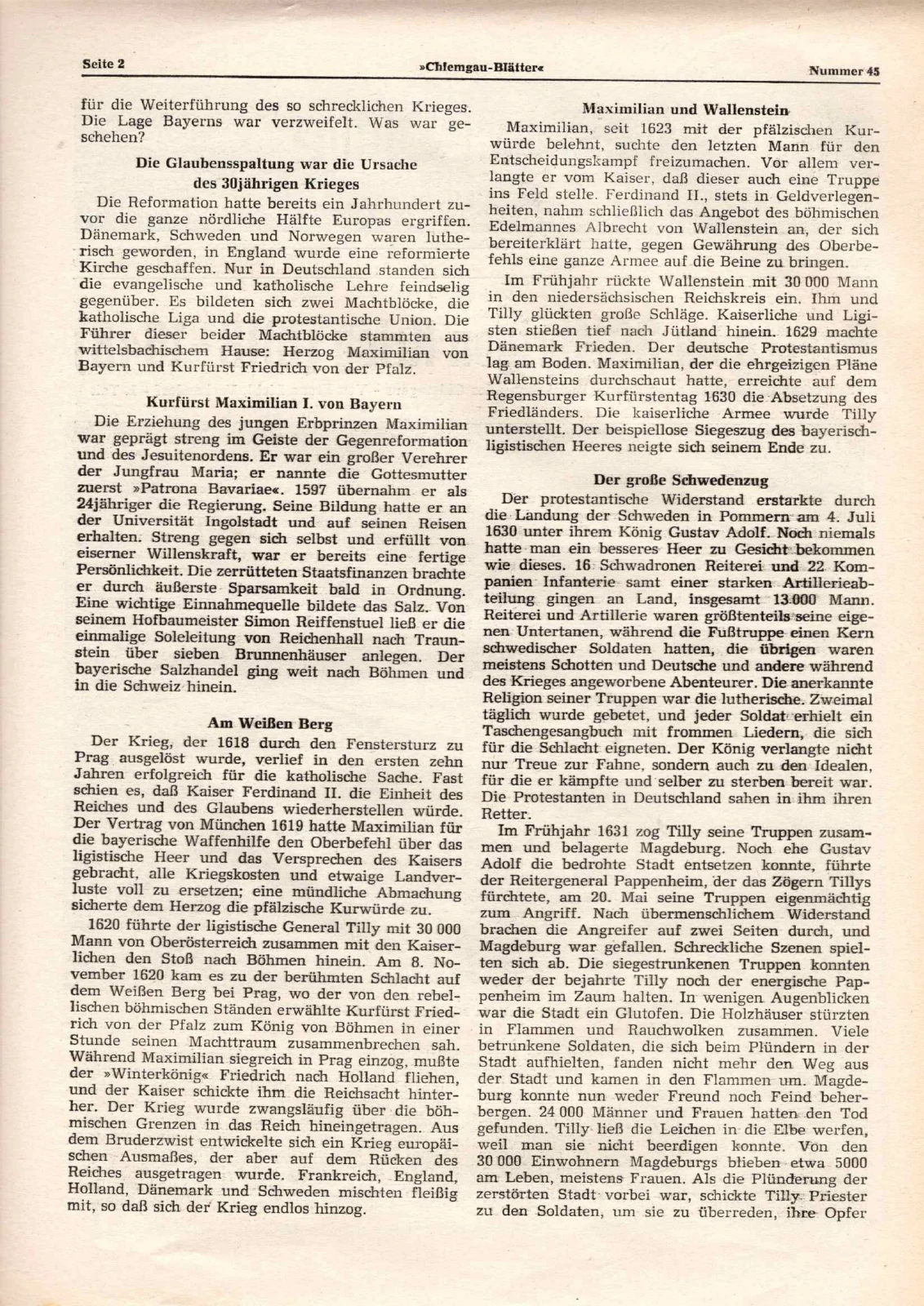 Bayern im Dreißigjährigen Krieg (1618–1648) – Teil 1 – Scanseite 2 von 4