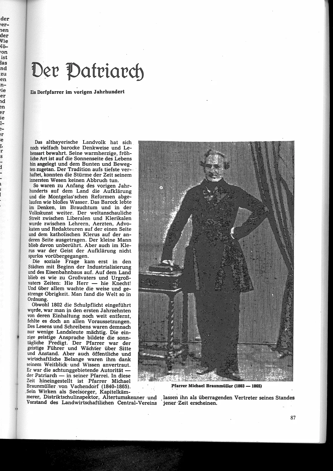 Der Patriarch – Pfarrer Braunmüller – Scanseite 1 von 4