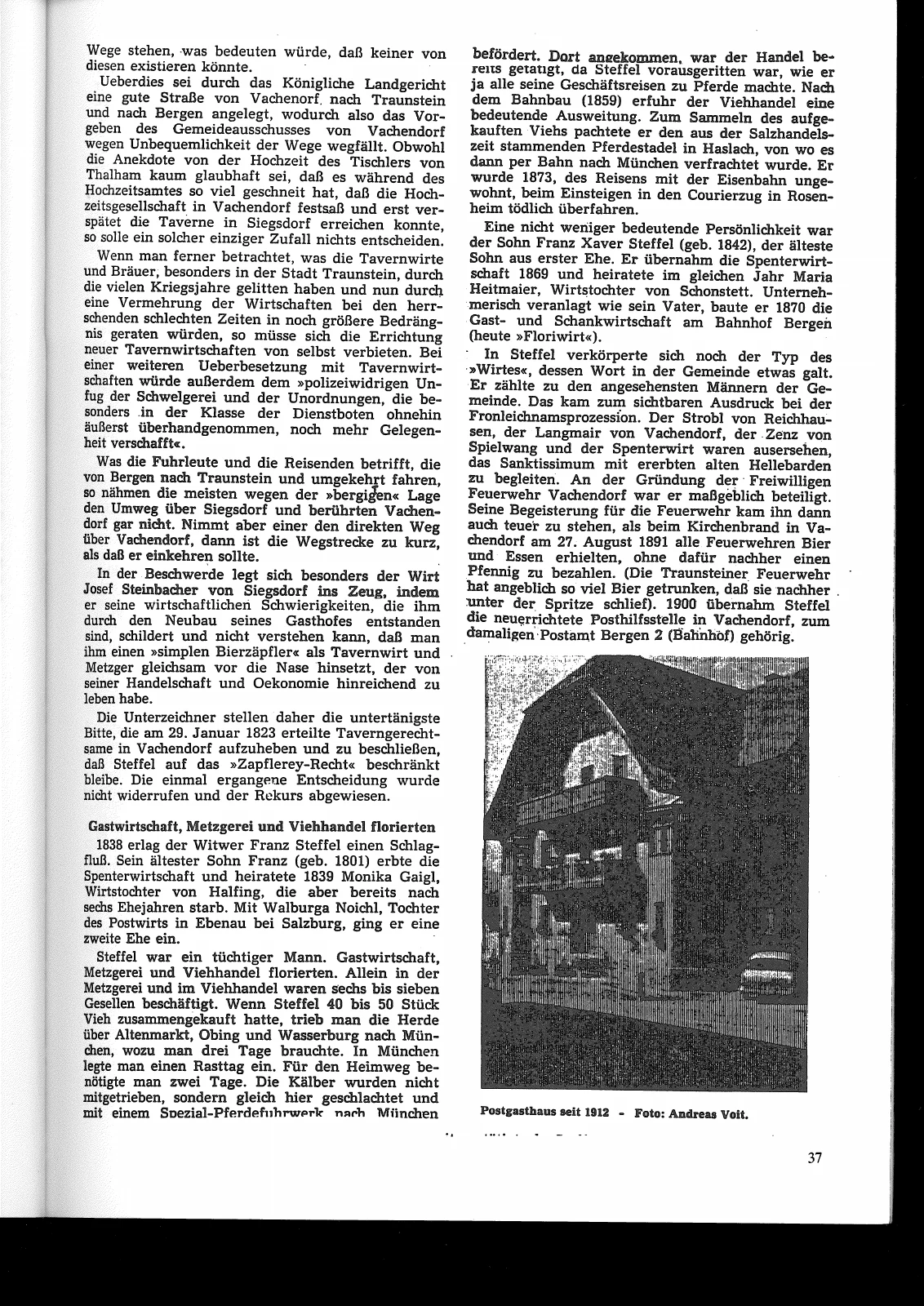 Auch ein Wirtshaus hat seine Geschichte – das Postgasthaus Vachendorf – Scanseite 5 von 6