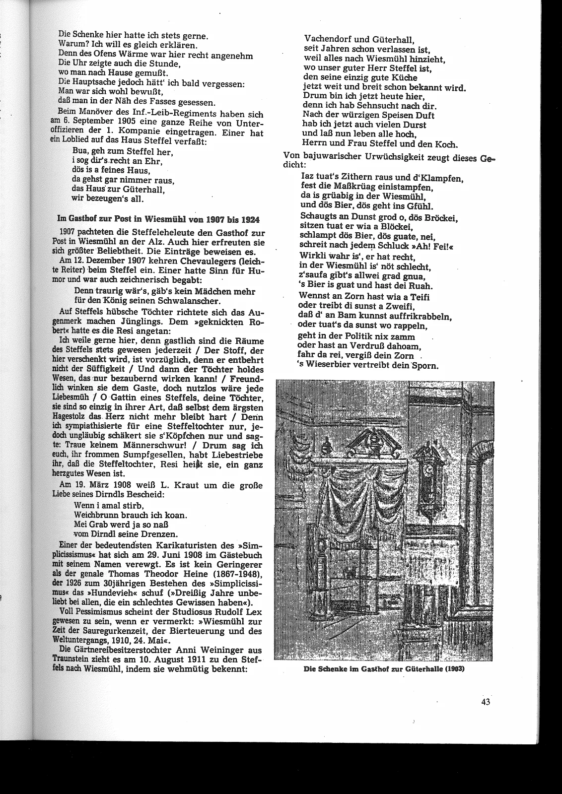 Aus dem Gästebuch des Steffelwirts – Scanseite 5 von 8