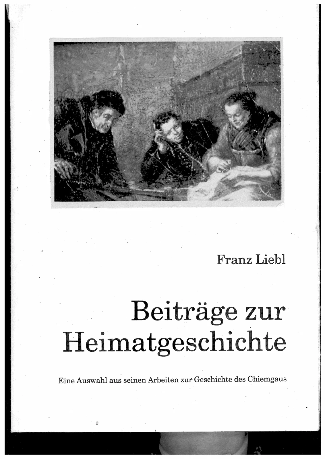 Beiträge zur Heimatgeschichte – Titelseite