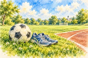 Aquarellmotiv für Sportclub Vachendorf 1929 e. V.