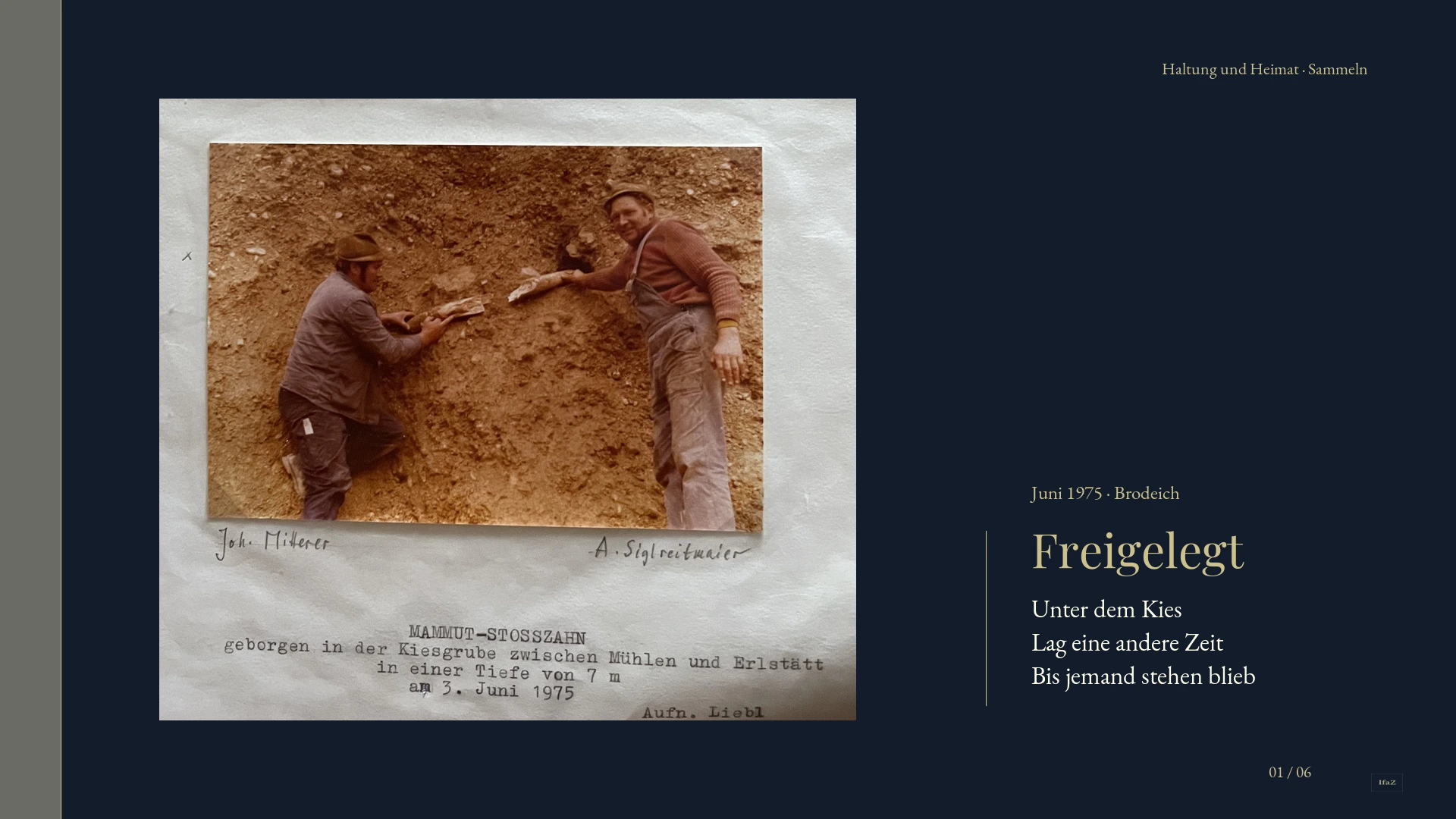 Sammeln – Ressourcen · Bild 1 von 6